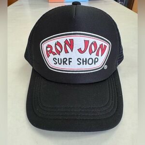 Ron Jon Black Mesh Foam front Trucker Hat